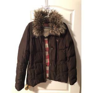 Abercrombie & Fitch Faux Fur Winter Jacket